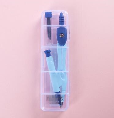Drawing Compasses School Math Geometry Set Student Stationery with Lead Core Office School Supplies Drafting Tool: B