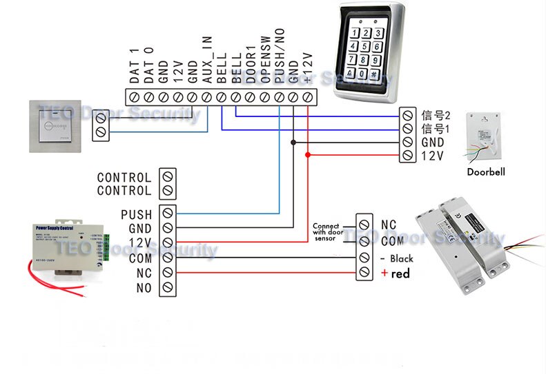 Surface Mounted Electric Bolt Lock DC12V Fail Safe for Wooden Door Deadbolt NC Mode Fail Safe Electronics Door Bolt