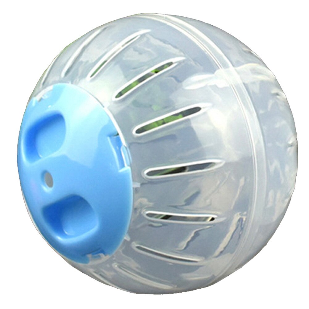 Kunststoff draussen Sport Ball Gummi-Verpackung Grounder Ratte Kleine Haustiere Nagetier Mäbenutzen Joggen Ball Spielzeug Hamster Rennmaus Ratte ÜSpund Bälle Spielen Spielzeug: Blau-12cm
