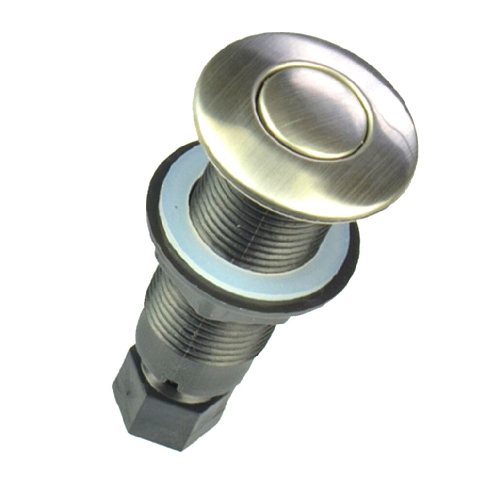 1pc 25mm Air Activated Push Switch Stainless Steel Food Waste Processor Air Switch Jacuzzi Pneumatic Button On-off Accessory