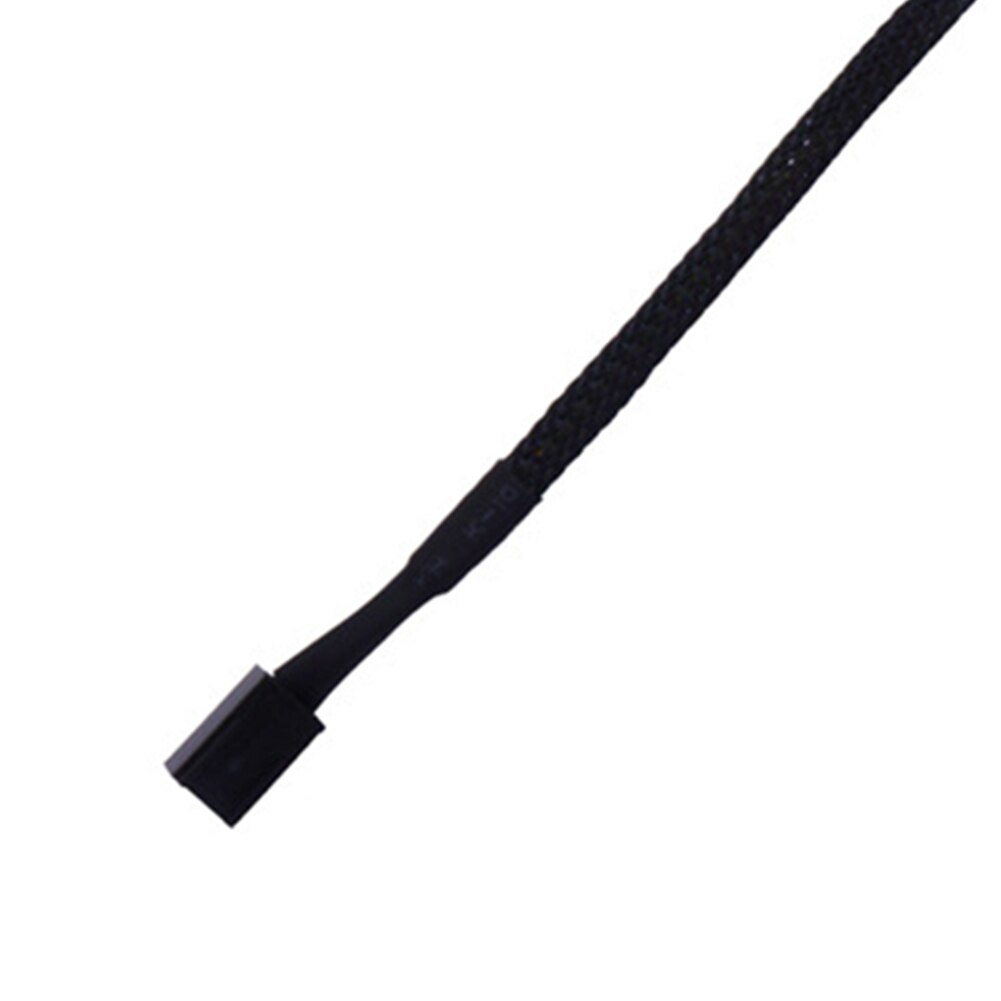 5 Pcs 27cm Male To Female Computer Case Power Cord Sleeved Accessaries Wire 3 Pin Fan Extension Cable Connector