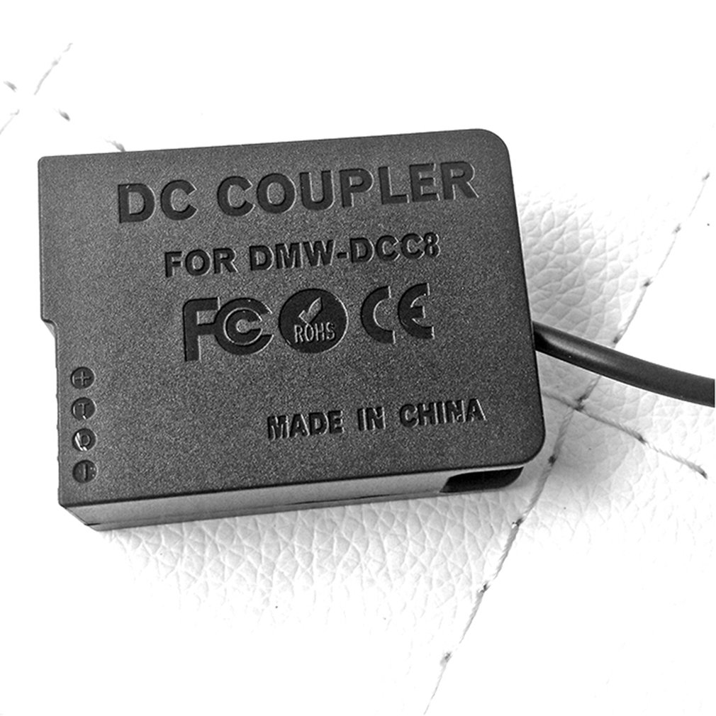 DCC8 Batterie DC Koppler DMW-BLC12 BLC12PP für Panasonic Lumix DMC-FZ200 G6 G5 G80 G85 G5K GH2K GH2S Kamera