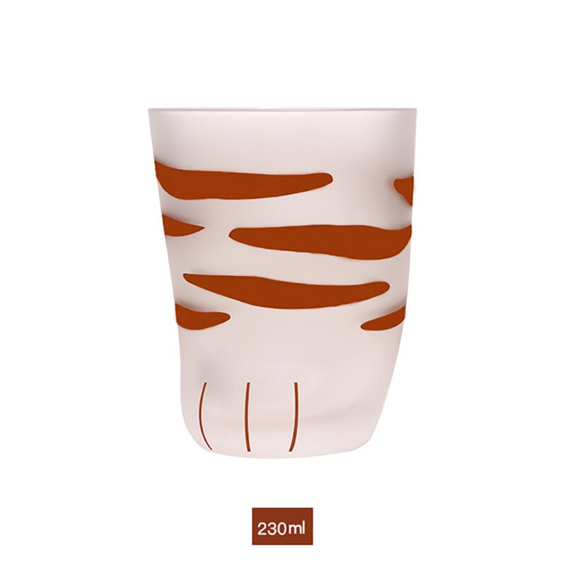 Cartoon Cat Tiger Paws Foot Print Mug Office Coffee Mug Personality Breakfast Milk Porcelain Cup Household Kids Couples Cup: S  Tiger
