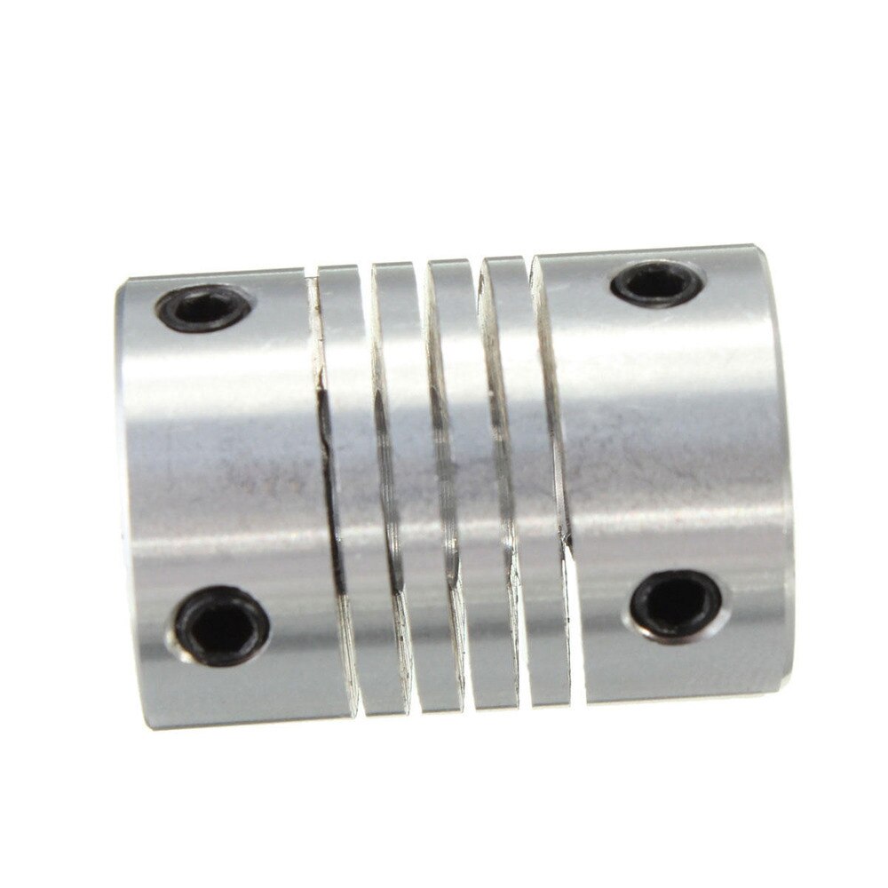 Justinlau Flexibele Askoppeling ID3/4/5/6/6.35/8Mm X OD19mm X L25mm Cnc Stappenmotor Koppeling Connector