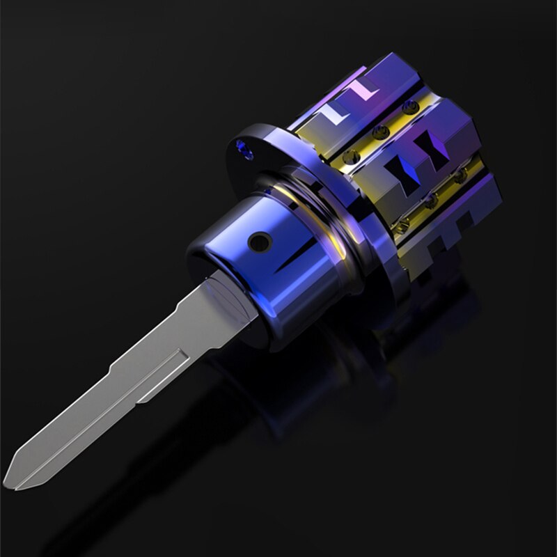 Key Cover Universal Motorcycle Modified Crective CNC Keychain Decorative Modification Parts Titanium Alloy Key Head Covers