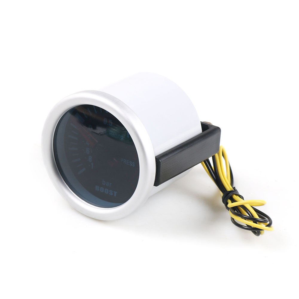 YOMI 2" 52mm Smoke lens Boost gauge bar psi Vacuum Water temp Oil temp Oil press Voltmeter Fuel level Tachometer rpm gauge