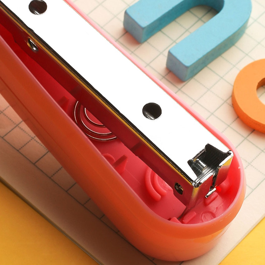 Grapadora multifuncional con rotación de 360 grados, grapadora de encuadernación de costura central de 9cm, grapadora de datos de archivo de encuadernación de estudiantes de oficina, uso de grapas 24/6