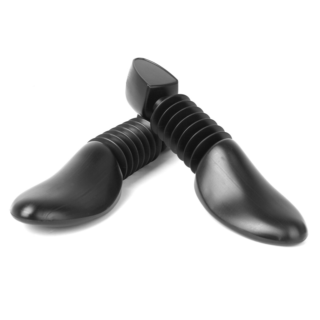 Footful 1 par masculino sapato árvores sapato maca shaper mola de plástico para eua tamanho 7.5-11.5 preto