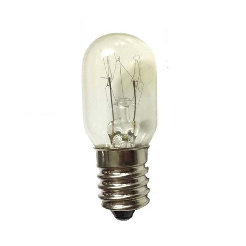AC220V Koelkast Lamp E12 E14 E17 15W Lamp Warm Geel Magnetron Verlichting Afzuigkap Zout Tafellamp