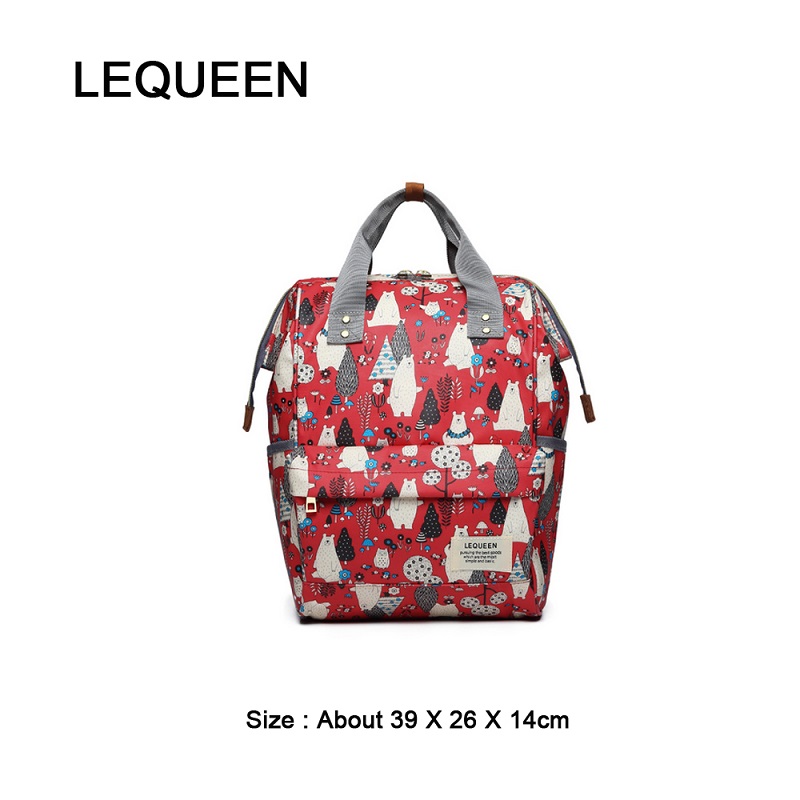 LEQUEEN Diaper Bag Mummy Maternity Nappy Bag Large Capacity Baby Bag for Mo Travel Backpack Desinger bolsa maternid sac bebe