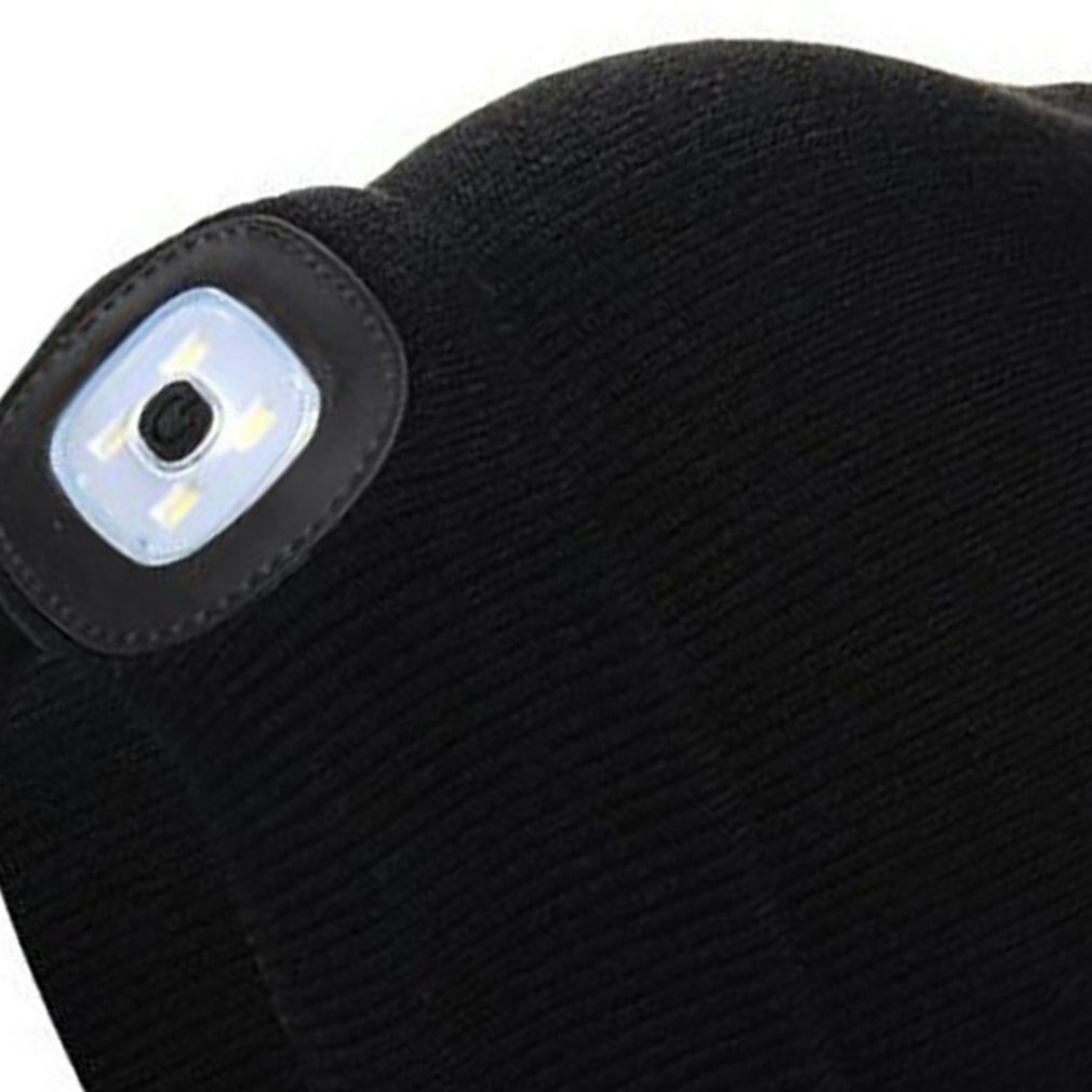 Winter Beanie Hat Wireless Smart Cap Headphone Headset with LED Light Handfree Music Headphone Earphones for