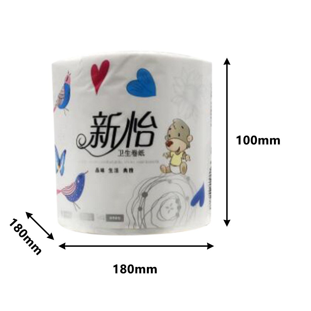 10 Rolls Soft Toilet Tissue Hand Home Paper Towels Quilted Paper Washroom Roll Paper For Household Bathroom Sanitary Supplies