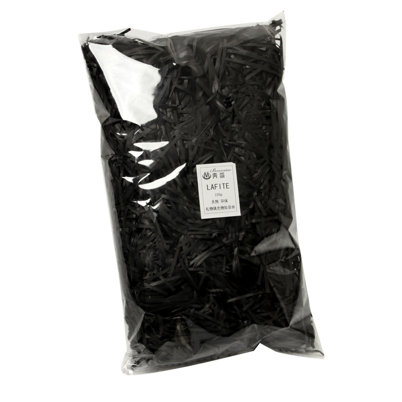 Brins de papier froissé déchiqueté, confettis froissés, bricolage, remplissage de boîte, décor de fête de mariage et de Noël, proximité, 100g: S / Gris clair