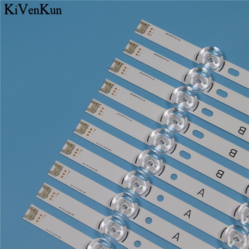 Tira de luces LED de retroiluminación, accesorio para televisor LG 49LB552V 49LB5550 49LB5600 49LB5610 49LB561B INNOTEK DRT 3,0, 49 bares, Kit de lentes HD, 10 bandas
