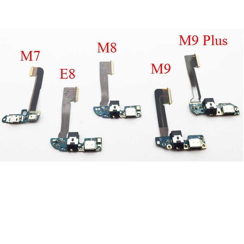 Nueva placa de conexión Micro para HTC uno M7 M8 E8 M9 M9 más M9 + enchufe del cargador USB cinta pieza de reparación de Cable Flex