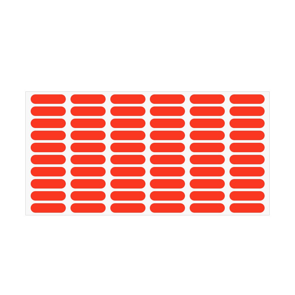 720 kleurrijke ovale stickers stickers kunnen categorie stickers schrijven , 60 labels per stuk: Rood