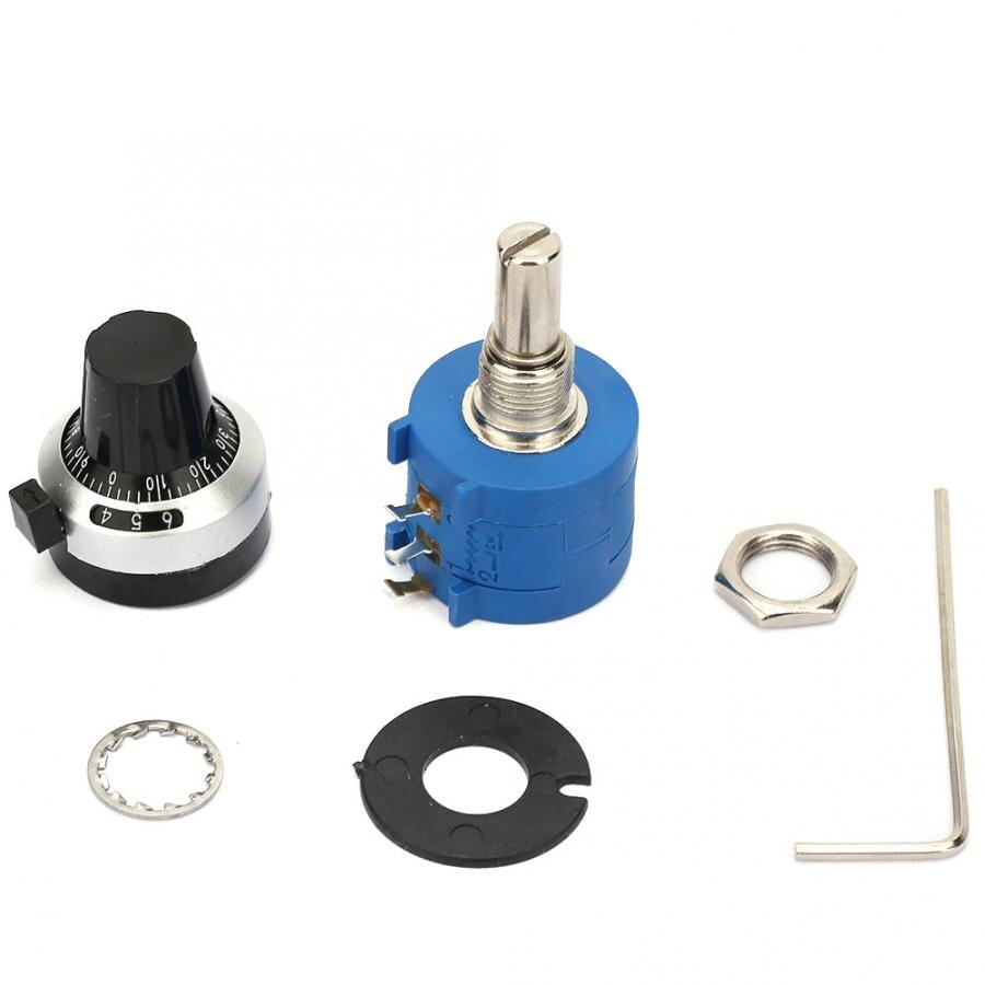 2W High Accuracy Counting Dial Multiple Circles Wirewound Potentiometer 3590S-2-101L 100Ohm Potentiometers