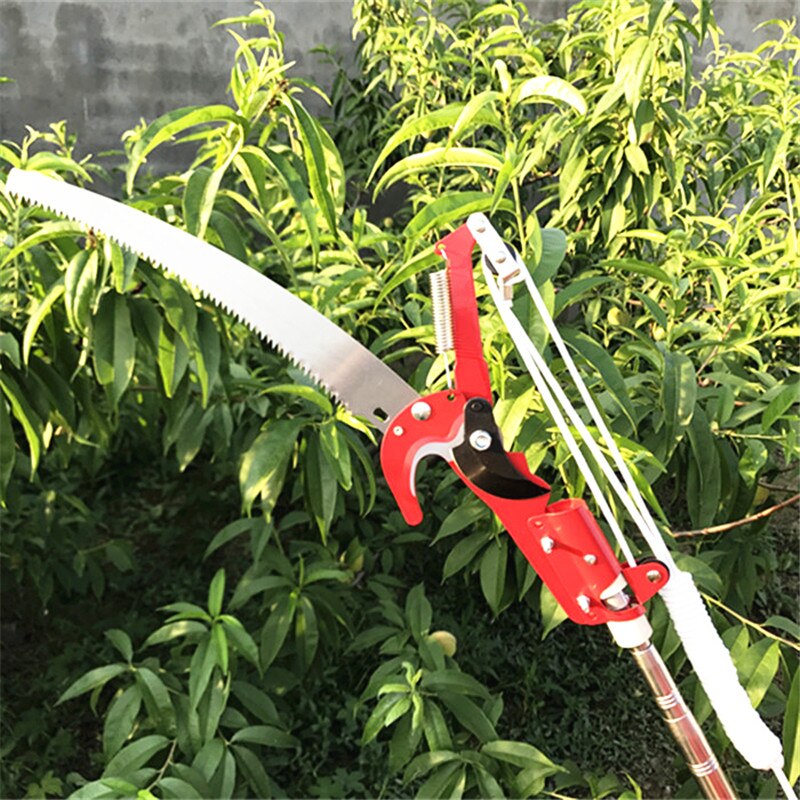 High-altitude Extension Lopper Branch Scissors Extendable Fruit Tree Pruning Saw Cutter Garden Trimmer Tool