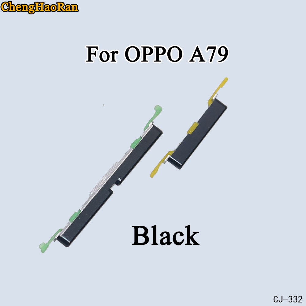 ChengHaoRan 1Pcs Side Button Power Key Replacement Spare parts For OPPO A79 A83 A5: A79-Black