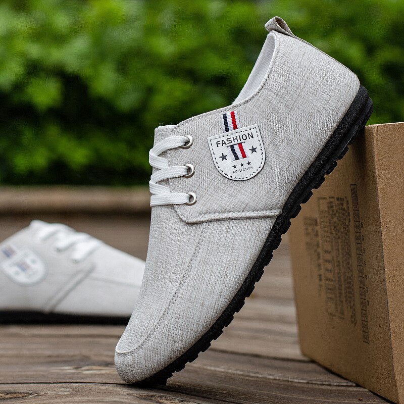 Herenschoenen casual ademende instappers heren loafers flats canvas schoenen heren witte sneakers comfortabele rijschoenen zapatos hombre