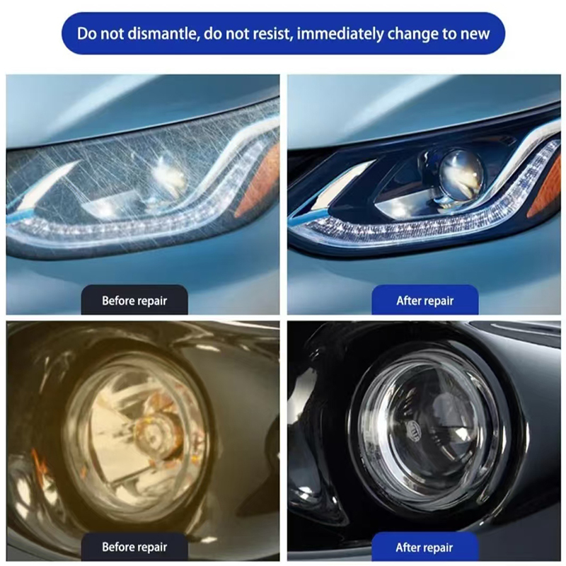 Restauro de faros de coche, pulido, limpieza detallada de faros, mantenimiento, eliminación de oxidación, suciedad, lámpara de coche, reparación de arañazos