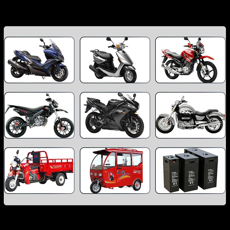 12V 2A Auto Motorrad Batterie Ladegerät LED-anzeige 220V Moto Lkw Auto Batterie Ladegerät Energie Puls Reparatur