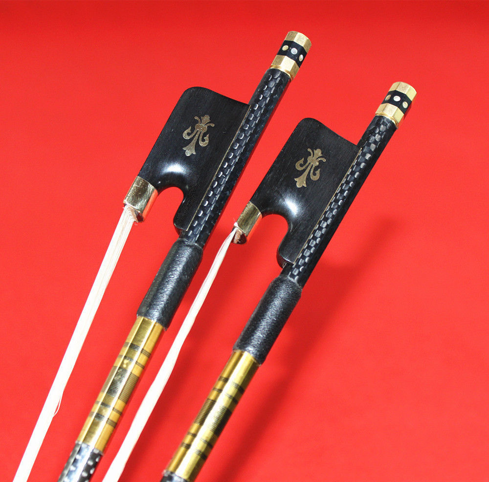 1 st PRO carbon cello bow 4/4 wit paard haar