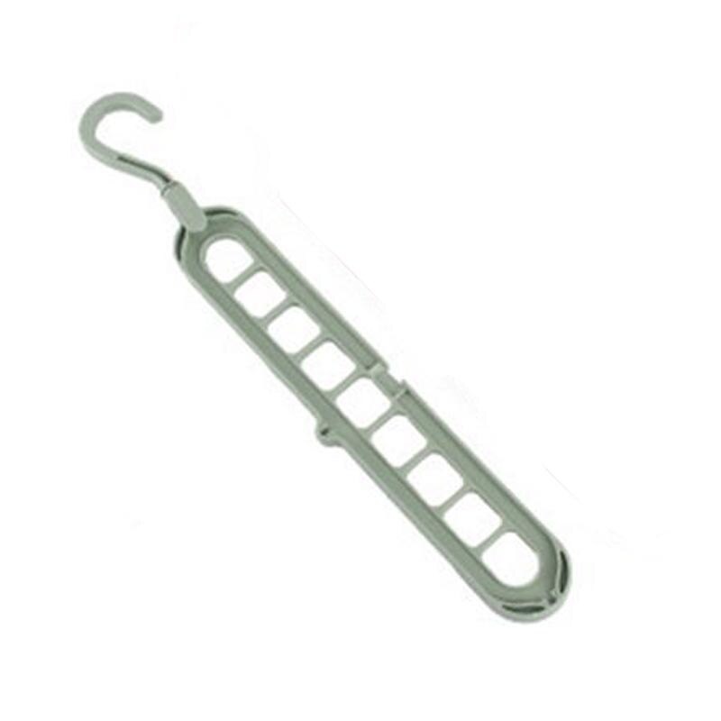 1pcs 360 ° Rotation Hangers Multi-function Clothes Hanger Non-slip Clothing Rack Save Space Large Capacity: Green