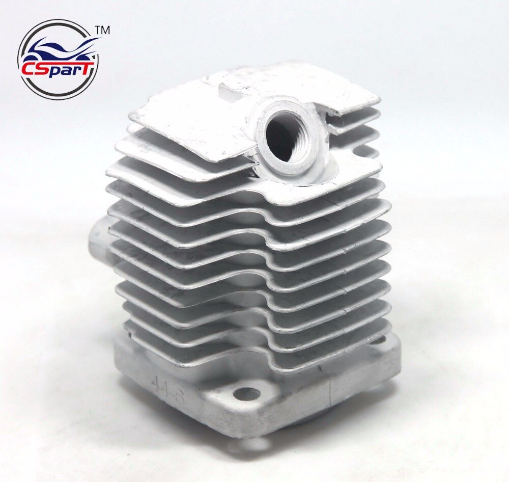 Juego de pistón de cilindro de 44mm, 10mm, 12mm, 44-6, 44-5 para motor de 49CC de 2 tiempos, Mini Moto de cross de bolsillo para ATV, Mini moto de cross