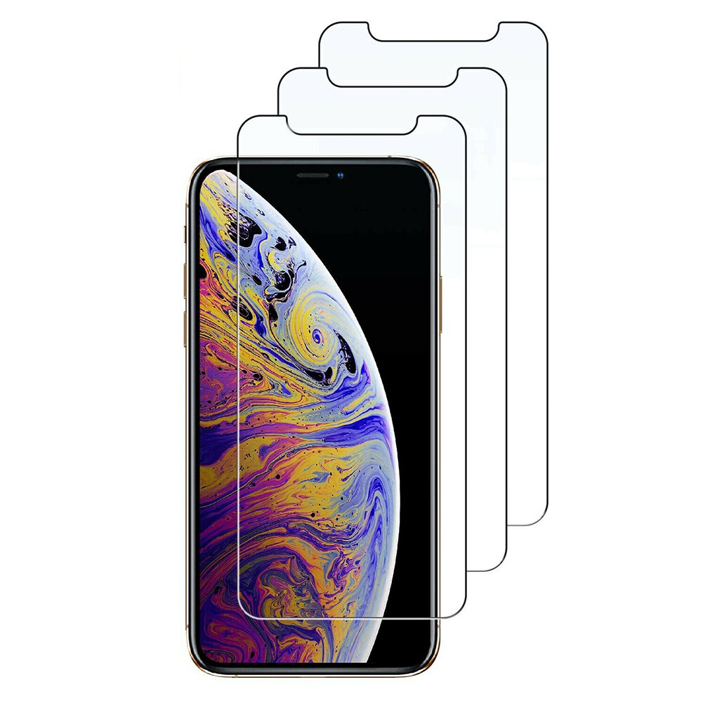 5pz Antigraffio a prova di Vetro Temperato Protezione Dello Schermo per il iphone XS Max/XR/XS/7/ 8/6