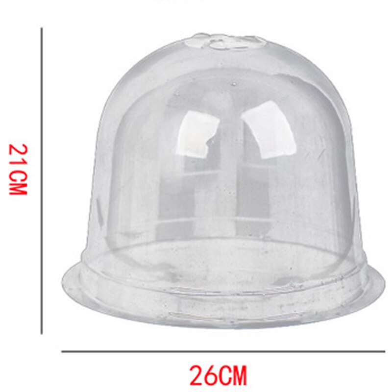 Genanvendelig plast drivhus have cloche dome plante dækker frostbeskyttelse frostbeskyttelse