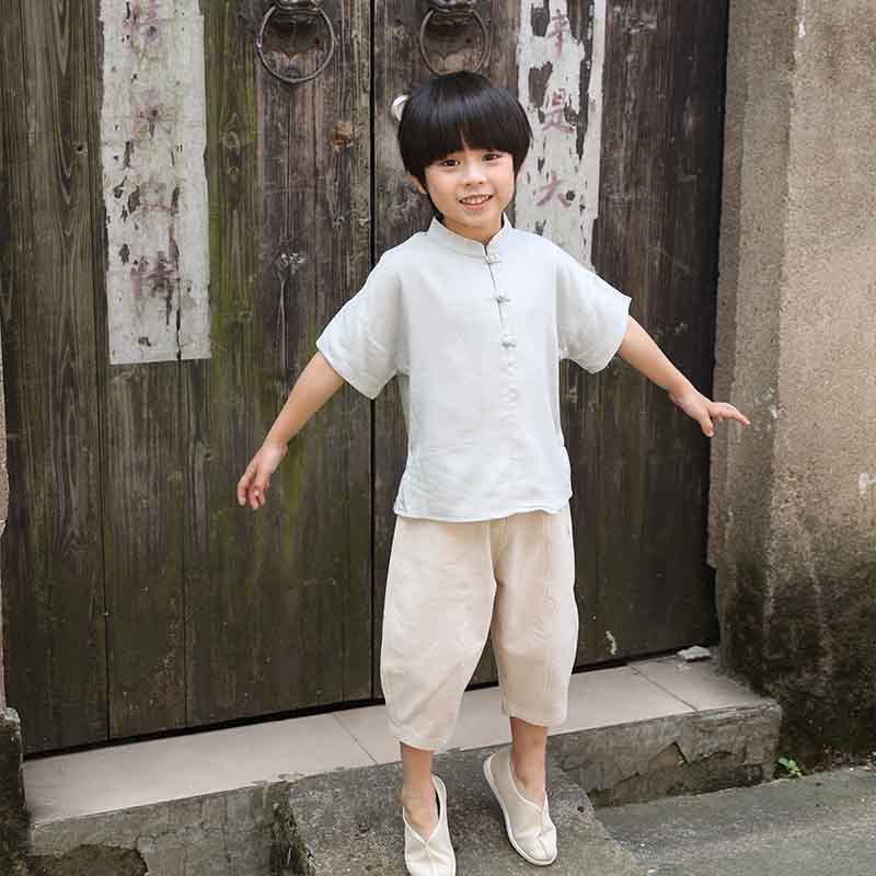 Tang-dynastie Hanfu Oude Kostuum Kids Kinderen Traditionele Chinese Folk Dans Jurk Kostuums Nationale Hanfu Kostuums DQS1659: Black / 120cm