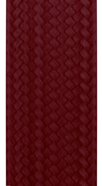 Custom Tube Lanyard Logo Message Imprinted Neck Strap with Tube Material for ID holder with Badge Reel: Burgundy
