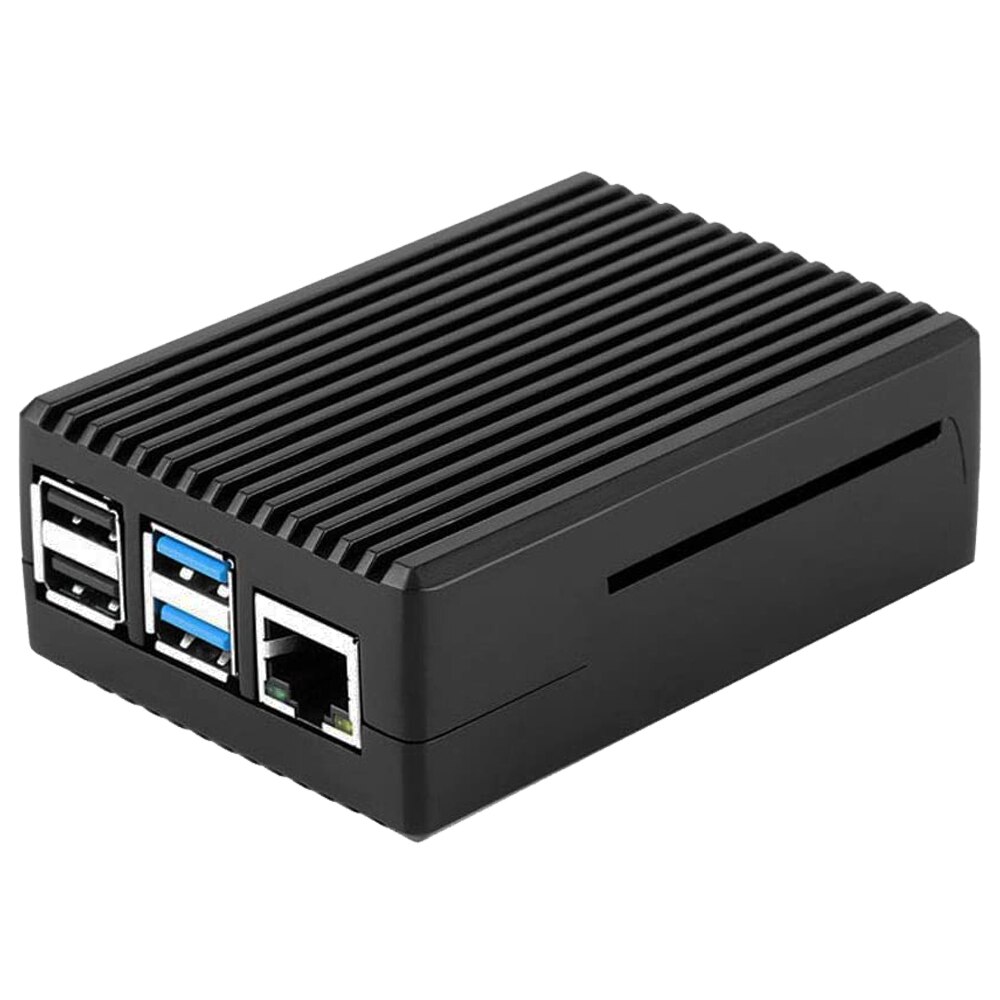 Carcasa de aleación de Metal para Raspberry Pi 4, carcasa de refrigeración pasiva para Raspberry Pi 4 Modelo B Pi4 4B