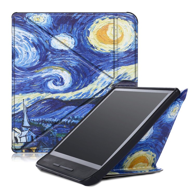Obudowa stojąca przypadku do Kobo Forma 8 cal czytnik ebooków magnetyczne funkcja automatycznego włączania i wyłączania smart cover + długopis Stylus jako prezent: CTU-xingkong-pen