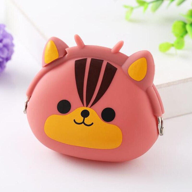 Portemonnee Mini Siliconen Dier Kleine Portemonnee Dame Sleutel Tas Portemonnee Kinderen Prijs Pakket Bluetooth Oortelefoon tassen: 4