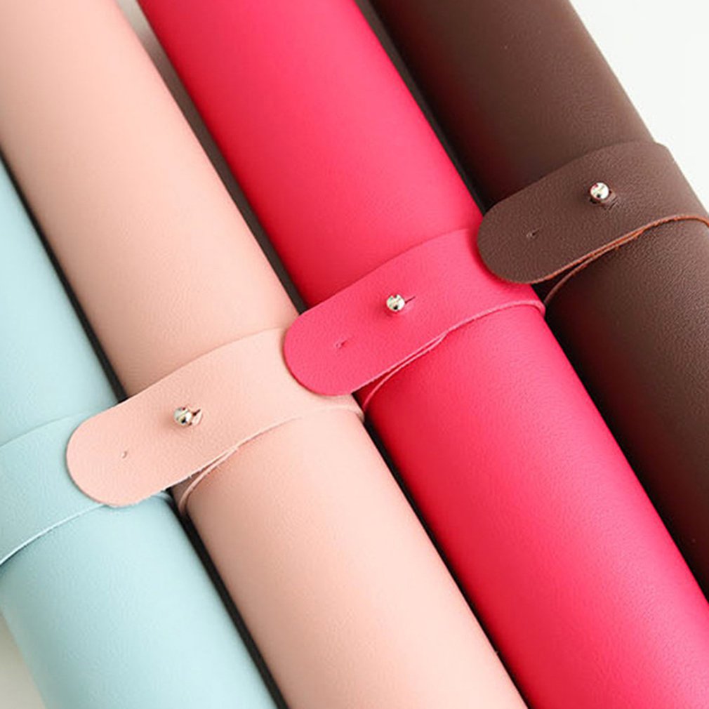 Tapis de souris bureau ordinaire tapis de souris antidérapant jeu tapis de souris ordinateur tapis de bureau livre de bureau en cuir Pu tapis de Table petit