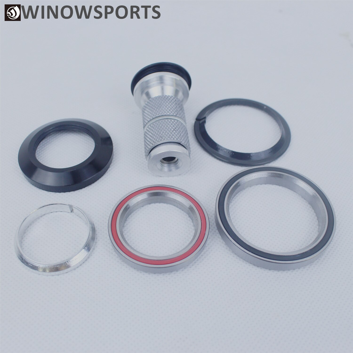 Bike Headset Bicycle Parts Tapered Bicycle Headset 1-1/8"-1-1/2" For Tapered Carbon Road/TT/MTB Bicycle Bike Headsets Parts