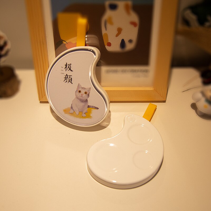 znakomity mini stałe farby akwarelowe zestaw podróży przenośne farby akwarelowe z paletą gąbka akcesoria robić malowania