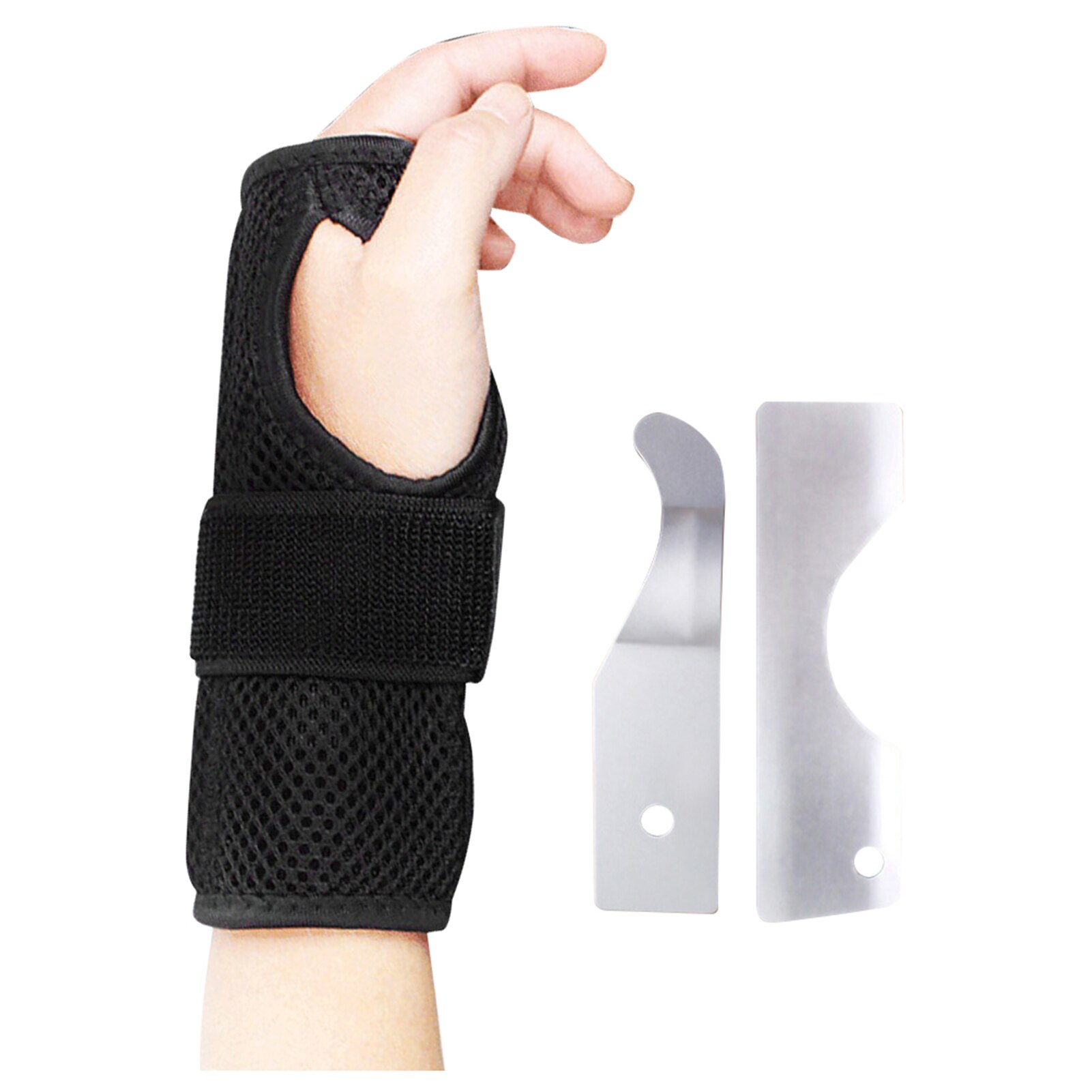 Breathable Wrist Brace Sprain Wrap Metal Splint Wrist Brace Carpal Adjustable Strap Soft Support Relieving pain wrist brace