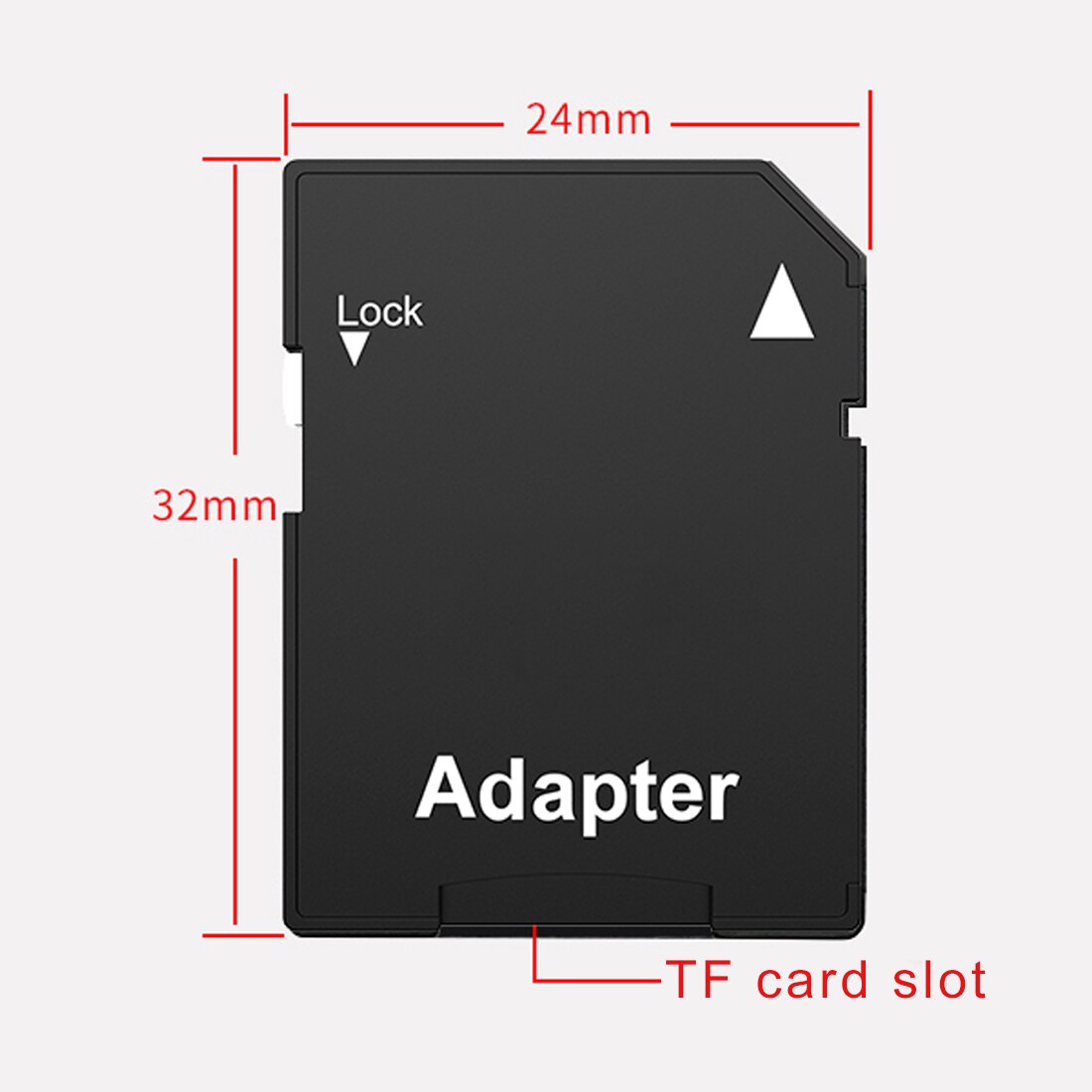 NOYOKERE 2PCS Popular Micro SD TransFlash TF to SD SDHC Memory Card Adapter Convert into SD Card