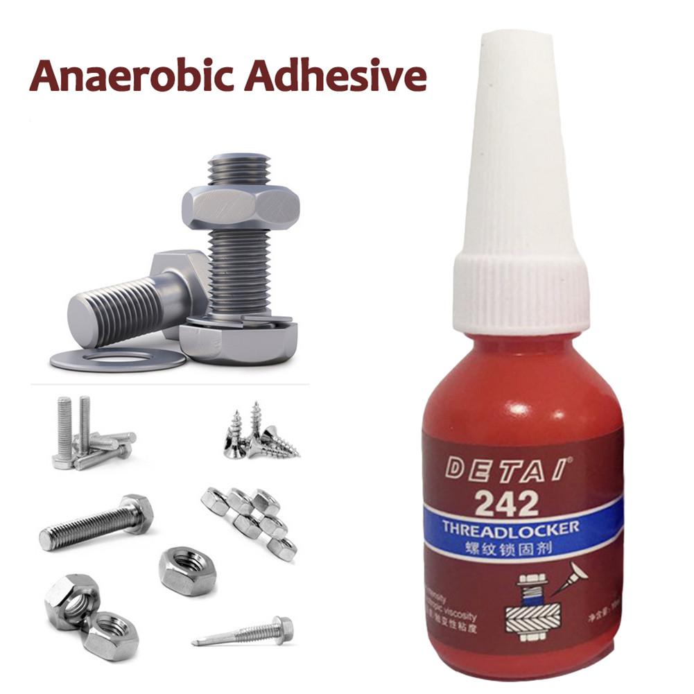 242 anaerob klæbemiddel 10ml anti-tryk tråd tætningsskrue lim anti-korrosions gevind låsemiddel