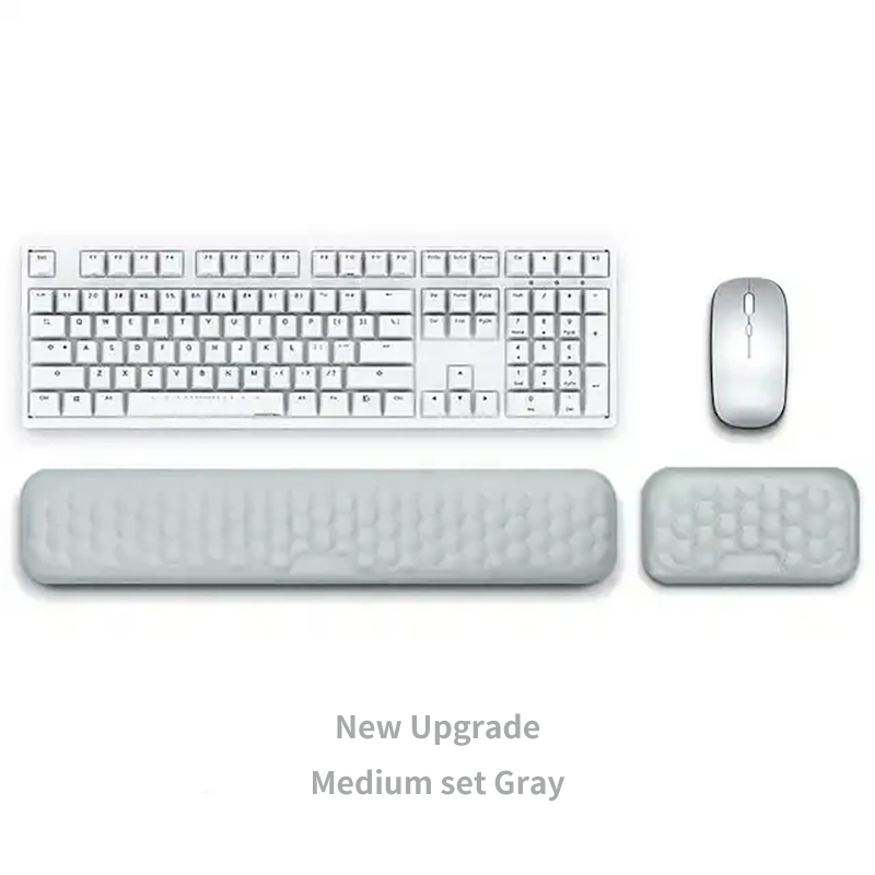 Polssteun voor toetsenbord, muis en toetsenbord, ergonomische polssteun voor computer, toetsenbord en laptop.: Lichtgroen