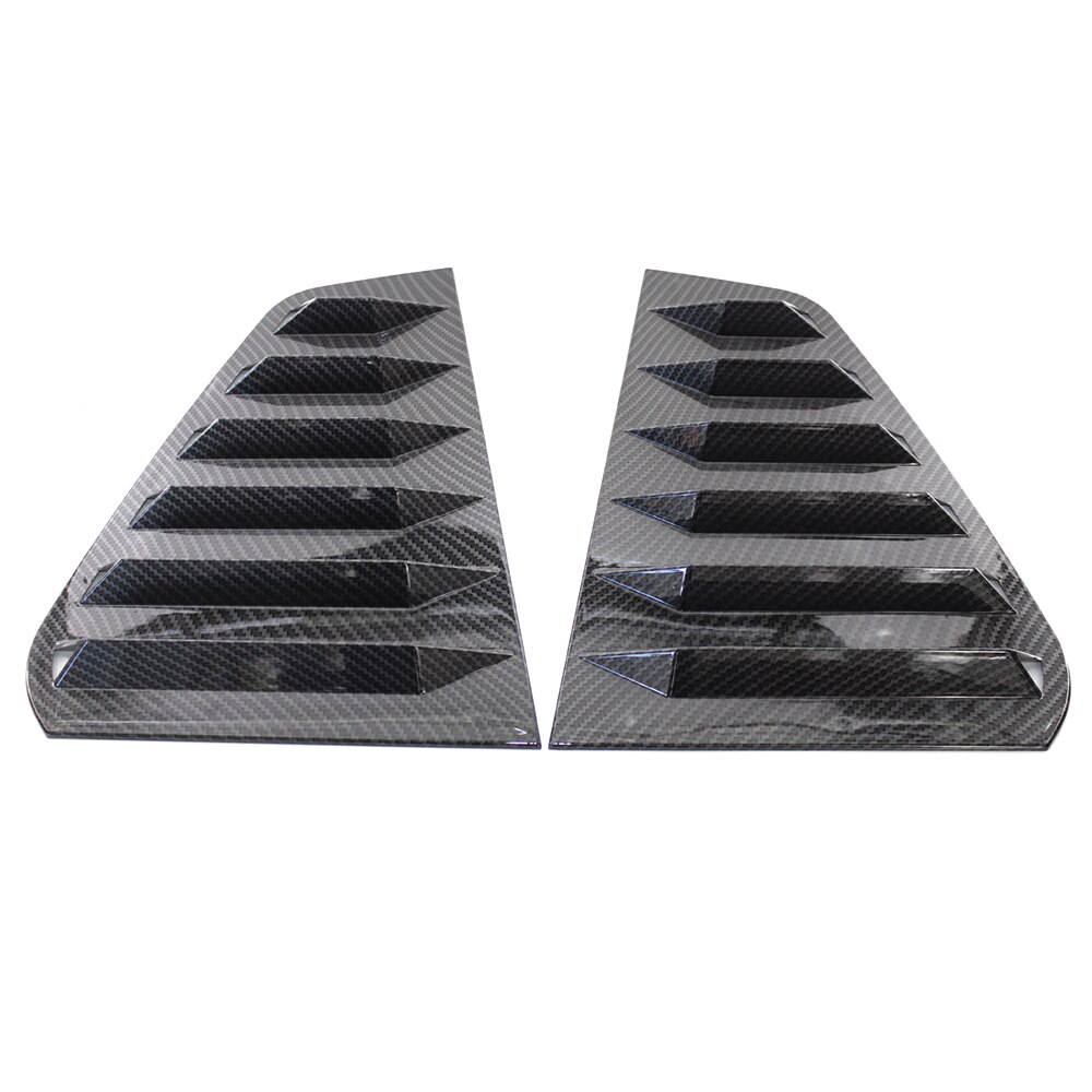 For Volkswagen Golf 7 Car Accessories 1 Pair of Window Shutters Cover Plastic Car Tunning Panel Side Air Vent Cover: Carbon pattern