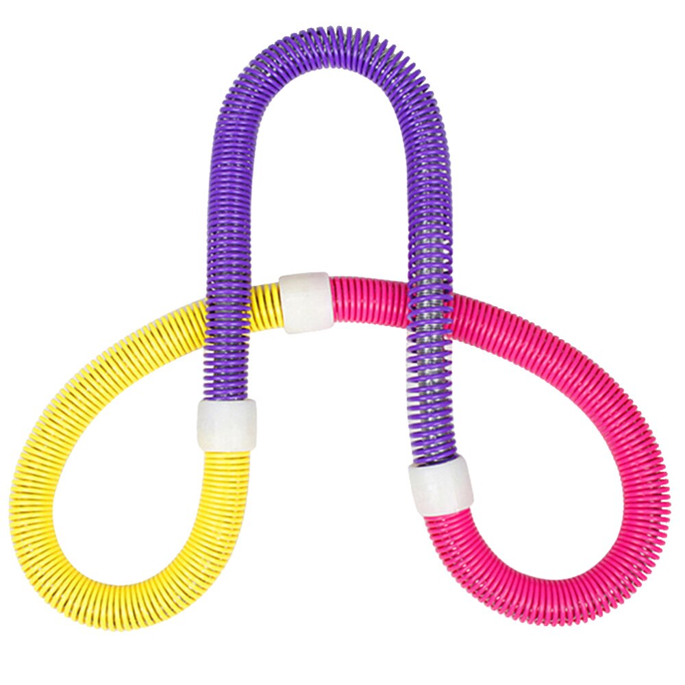 Durable Fitness Hoop Useful Waist Ring Abdomen Slimming Hoop Fitness Accessory for Women Kids (Random Color): Default Title