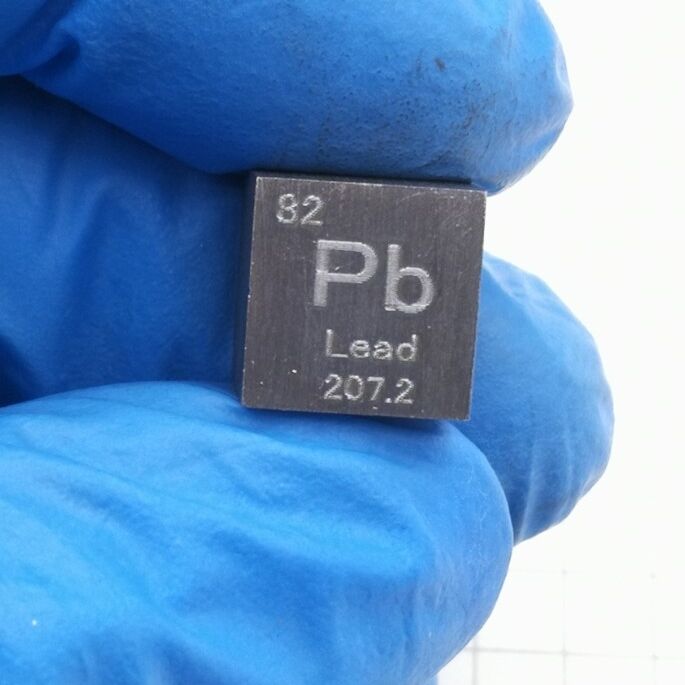 Element Cube 10Mm Pure Dichtheid Kobalt Nikkel Koper Zink Zirkonium Niobium Molybdeen Tin Tungsten Bismut Lood Antimoon Indium: 1pcs Lead cube