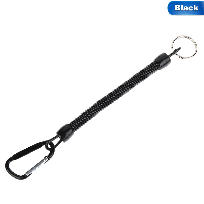 Vissen Lanyards Varen Touwen Kayak Camping Secure Tang Lip Grips Visgerei Vis Gereedschap Vissen Accessoire Carabinet: BK