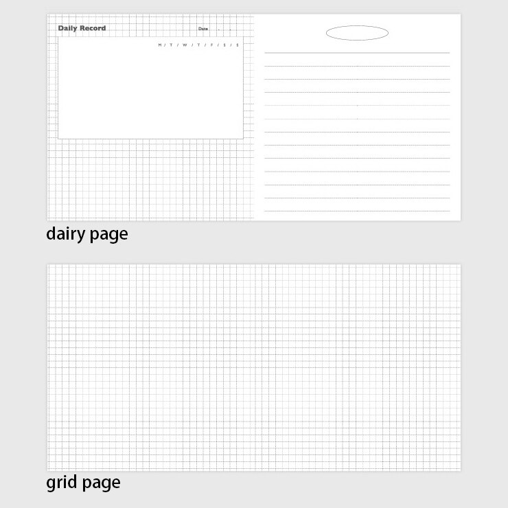 Winzige Aesthetic Notebook Planner Daily Weekly Schedule For Diary Journal Stationery