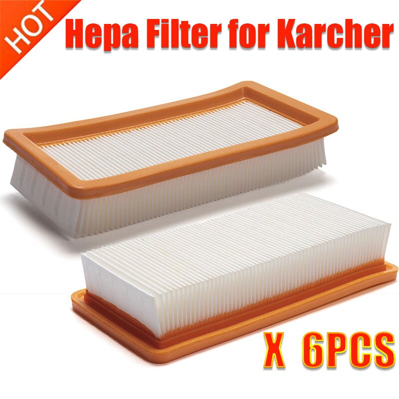 Karcher hepa filter for  ds5500 ds6000 ds5600 ds5800 fine støvsuger deler karcher 6.414-631.0 hepa filters: 6 stk