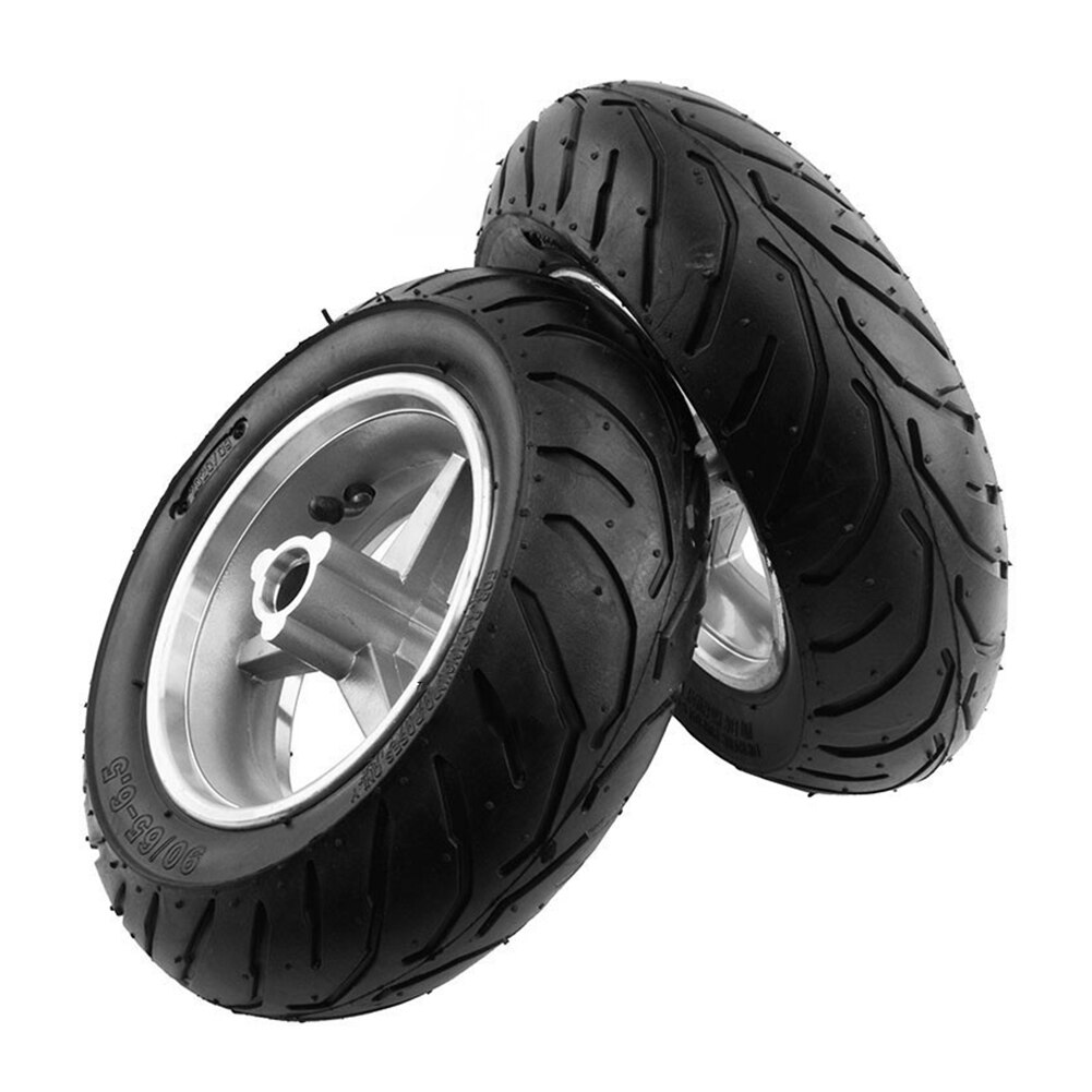 Motorcycle Tire Wheel Tyre 90/65-6.5 Front 110/50-6.5 Rear with Tyre Tube for 49cc 2 Stroke Bike Wheel Moto Motor Bike Tires